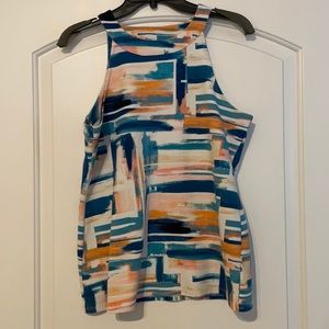 Brushstroke Anthro Halter Top